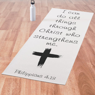 I Can Do All Things Through Christ Yoga Mat