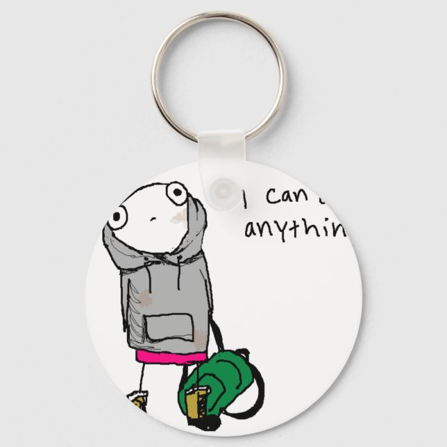 I can do anything. key ring (Front)