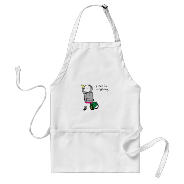 I can do anything. standard apron (Front)