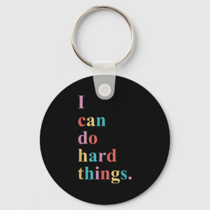 I Can Do Hard Things Apparel Uni-adults Humorous B Key Ring