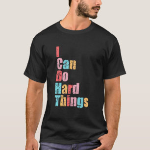 I Can Do Hard Things Both Side Vest Workout Summer T-Shirt