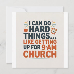 I can do hard things. invitation