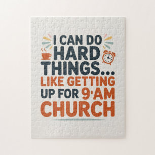 I can do hard things. jigsaw puzzle