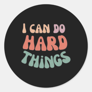 I Can Do Hard Things Sticker 