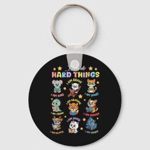 I Can Do Hard Things Teacher Back To School Childr Key Ring