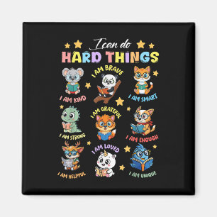 I Can Do Hard Things Teacher Back To School Childr Magnet