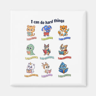 I Can Do Hard Things Teacher Back To School Childr Magnet