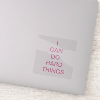 I Can Do Hard Things Transparent Vinyl