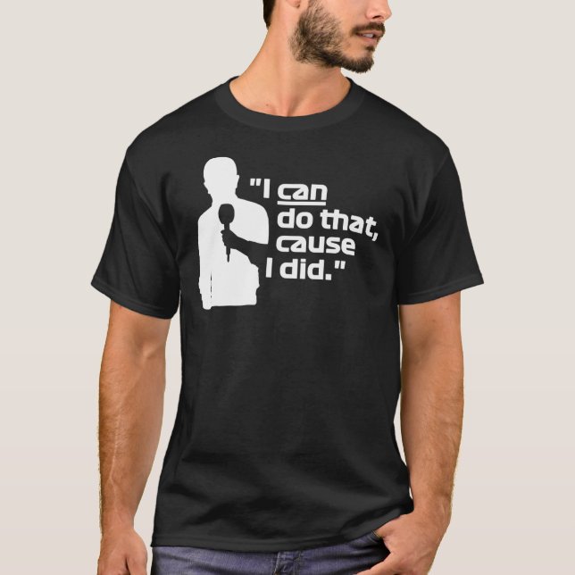 I Can Do That, Cause I Did - Martin Brundle (White T-Shirt (Front)