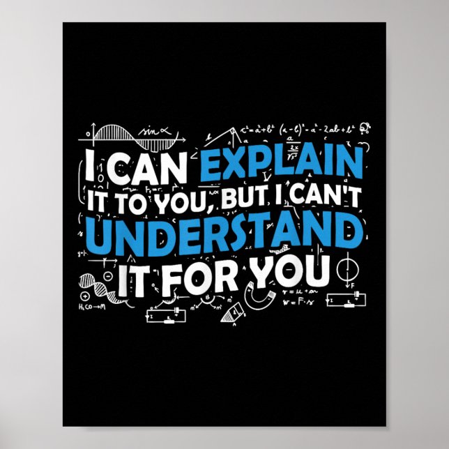 I Can Explain It To You But I Cant Understand It F Poster (Front)