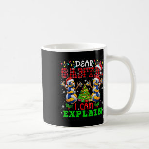 I Can Explain Xmas Snowmen Playing Volleyball Play Coffee Mug