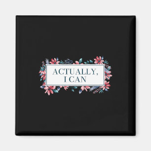 I Can Feminist Gender Equality Women's Rights Magnet