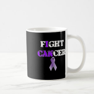 I Can Fight Cancer Purple Ribbon Coffee Mug