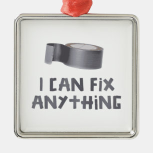 I Can Fix Anything with Duct Tape Metal Tree Decoration