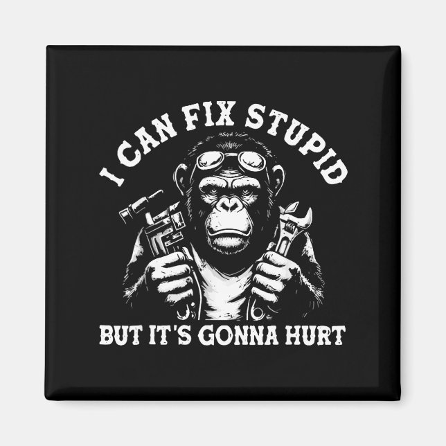 I Can Fix Stud But It's Gonna Hurt Mechanic Funny  Magnet (Front)
