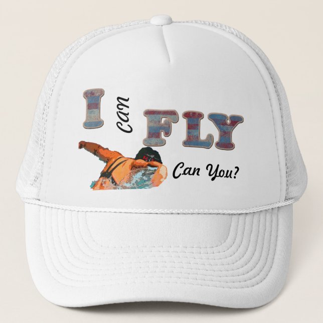 I CAN FLY SWIM HAT (Front)