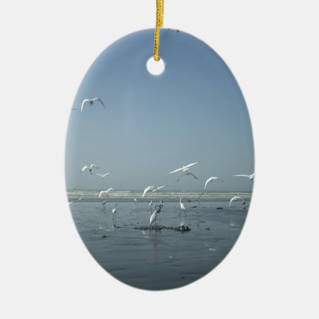 I can flying ceramic tree decoration (Front)