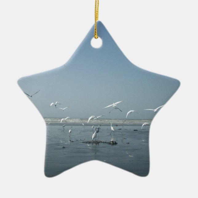 I can flying ceramic tree decoration (Front)