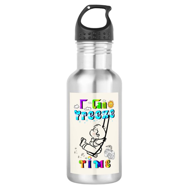 I Can Freeze Time 532 Ml Water Bottle (Front)