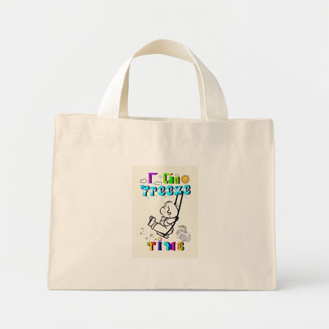 I Can Freeze Time Mini Tote Bag (Front)