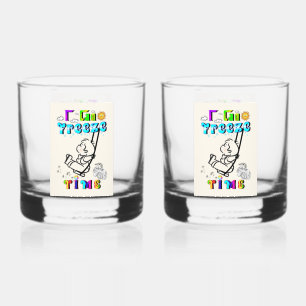 I Can Freeze Time Whiskey Glass