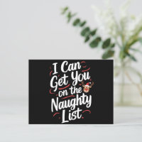 I Can Get You On The Naughty List Funny Christmas