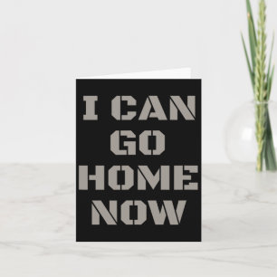 I Can Go Home Now Gym Workout Card
