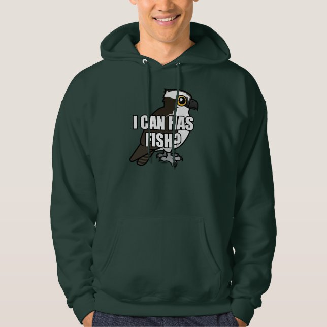 I Can Has Fish? Hoodie (Front)