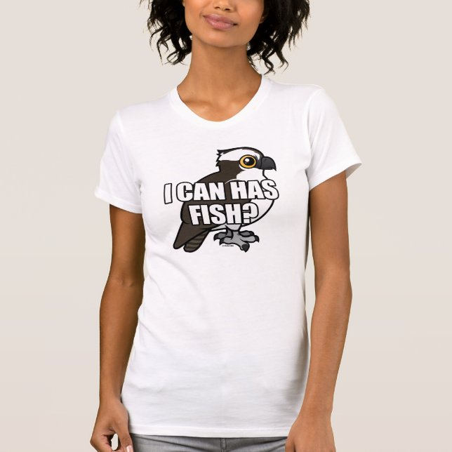 I Can Has Fish? T-Shirt (Front)