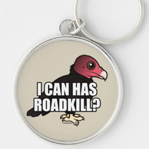 I Can Has Roadkill? Key Ring