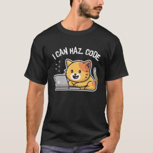 I can haz Code Computer Cat Programmer Kitten T-Shirt