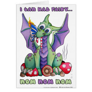 I Can Haz Fairy NOM NOM NOM cute baby dragon