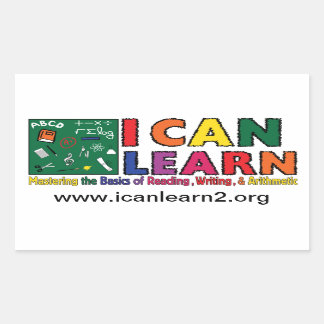 I Can Learn - Rectangle Sticker