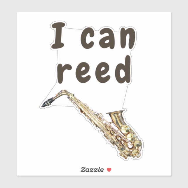 I Can Reed: Saxophone (Sheet)