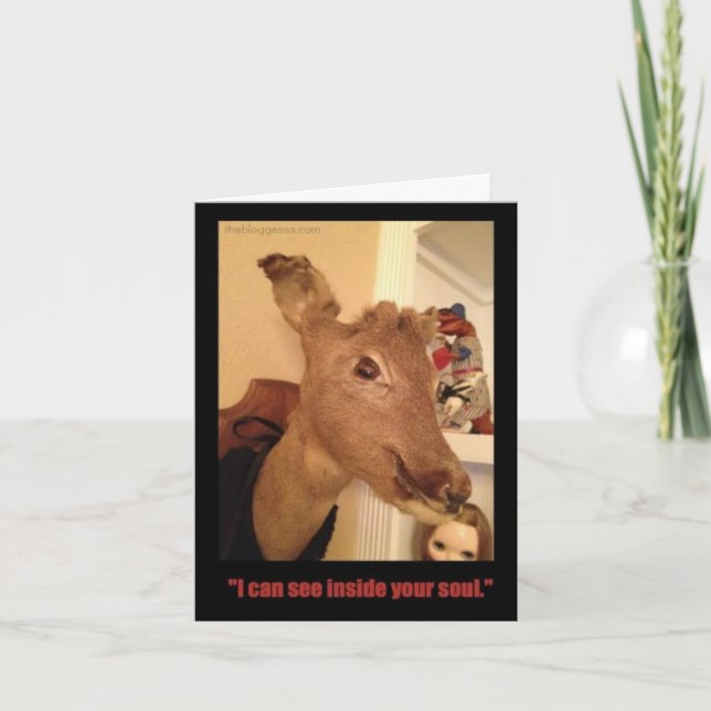 I can see inside your soul card (Front)