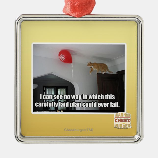 I can see no way this could fail metal tree decoration (Front)