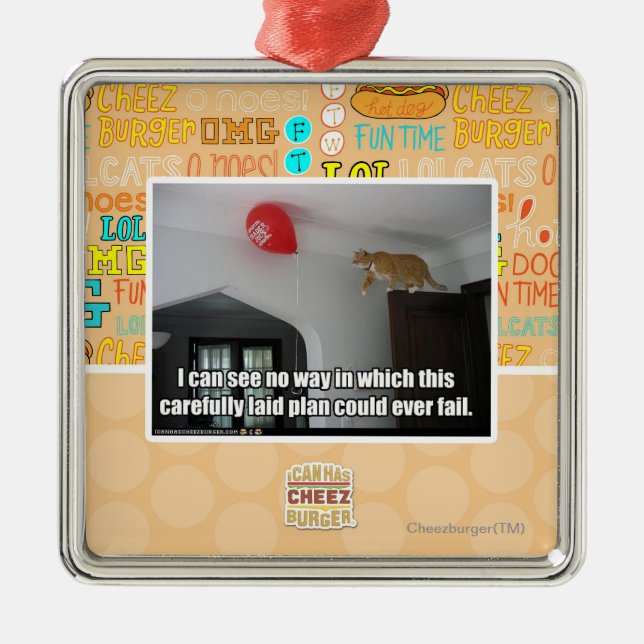 I can see no way this could fail metal tree decoration (Front)