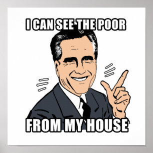 i can see the poor from my house - .png poster