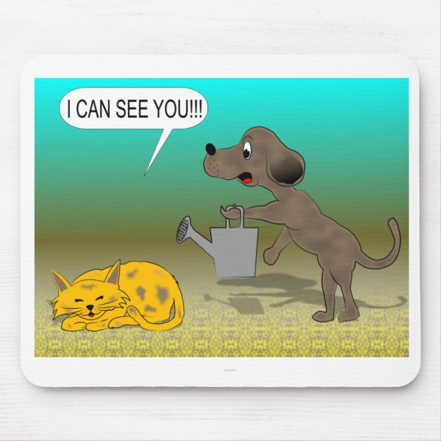 I Can See You Mouse Mat (Front)