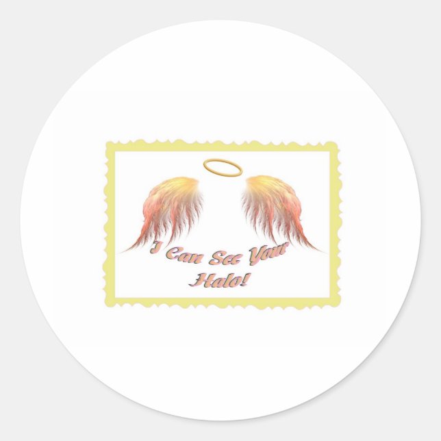 I Can See Your Halo! 2nd Edition Collection Classic Round Sticker (Front)