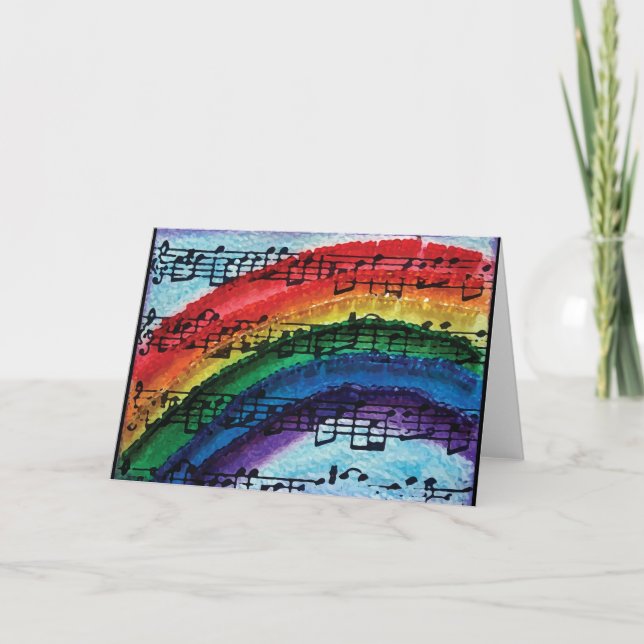 I Can Sing A Rainbow Card (Front)