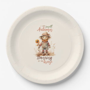 I Can Smell Autumn Paper Plate