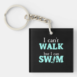 I Can Swim Key Ring