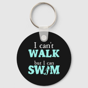 I Can Swim Key Ring