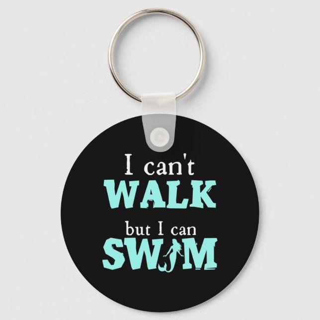 I Can Swim Key Ring (Front)
