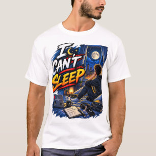 I Can’t Sleep – Late Night Thoughts T-Shirt
