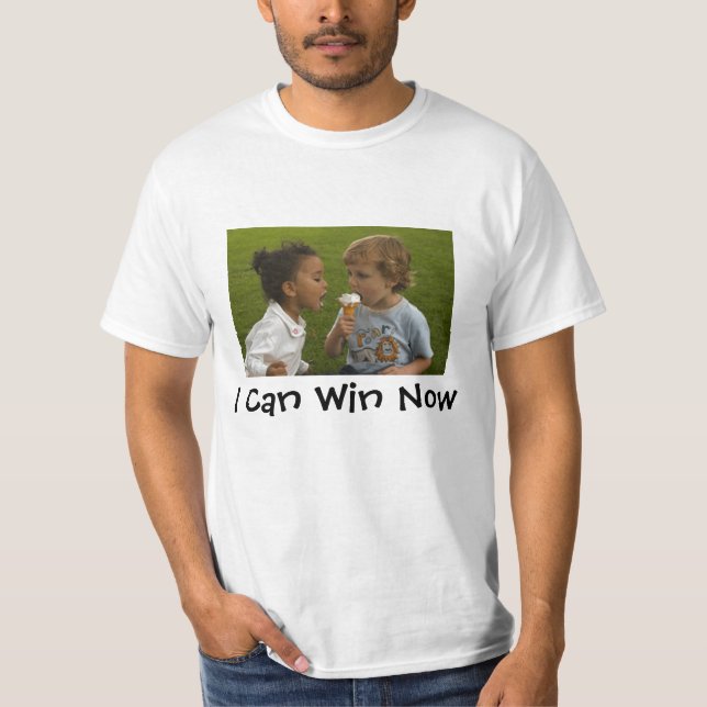 I Can Win Now Kids T-Shirt (Front)