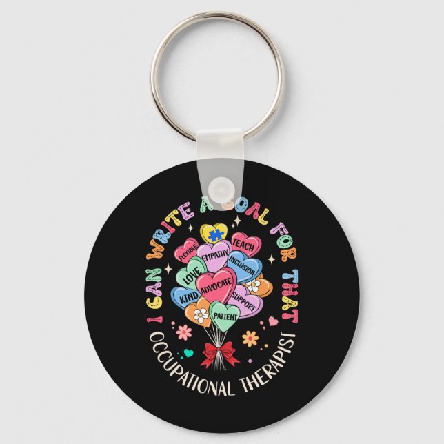 I Can Write Goal For That Occupational Therapy Ot  Key Ring (Front)