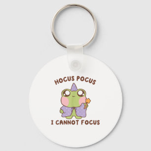 I Cannot Focus Funny Adhd Sitive Frog Key Ring