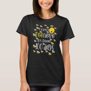 I Can't Beelieve It's Been 100 Days Cute Bee Kids  T-Shirt